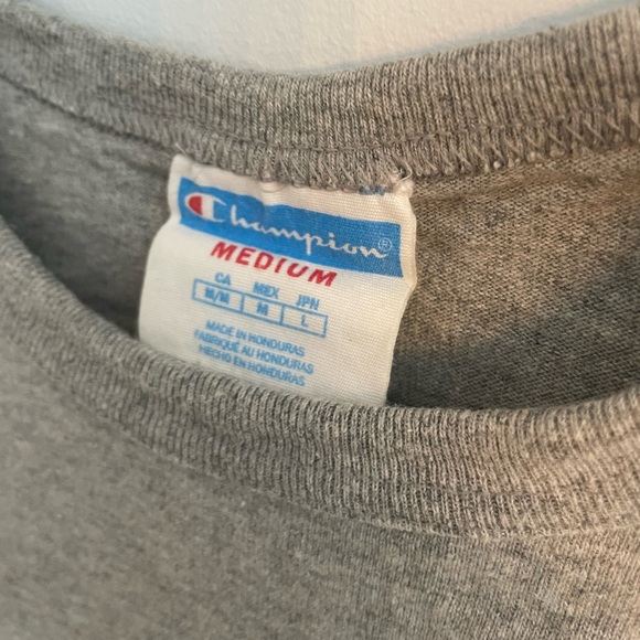 Mens Medium Embroidered Champion Tee - Picture 6 of 7